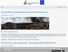 Tablet Screenshot of feuerwehr-suessen.de